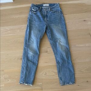 Abercrombie & Fitch Straight Leg Blue Jeans
